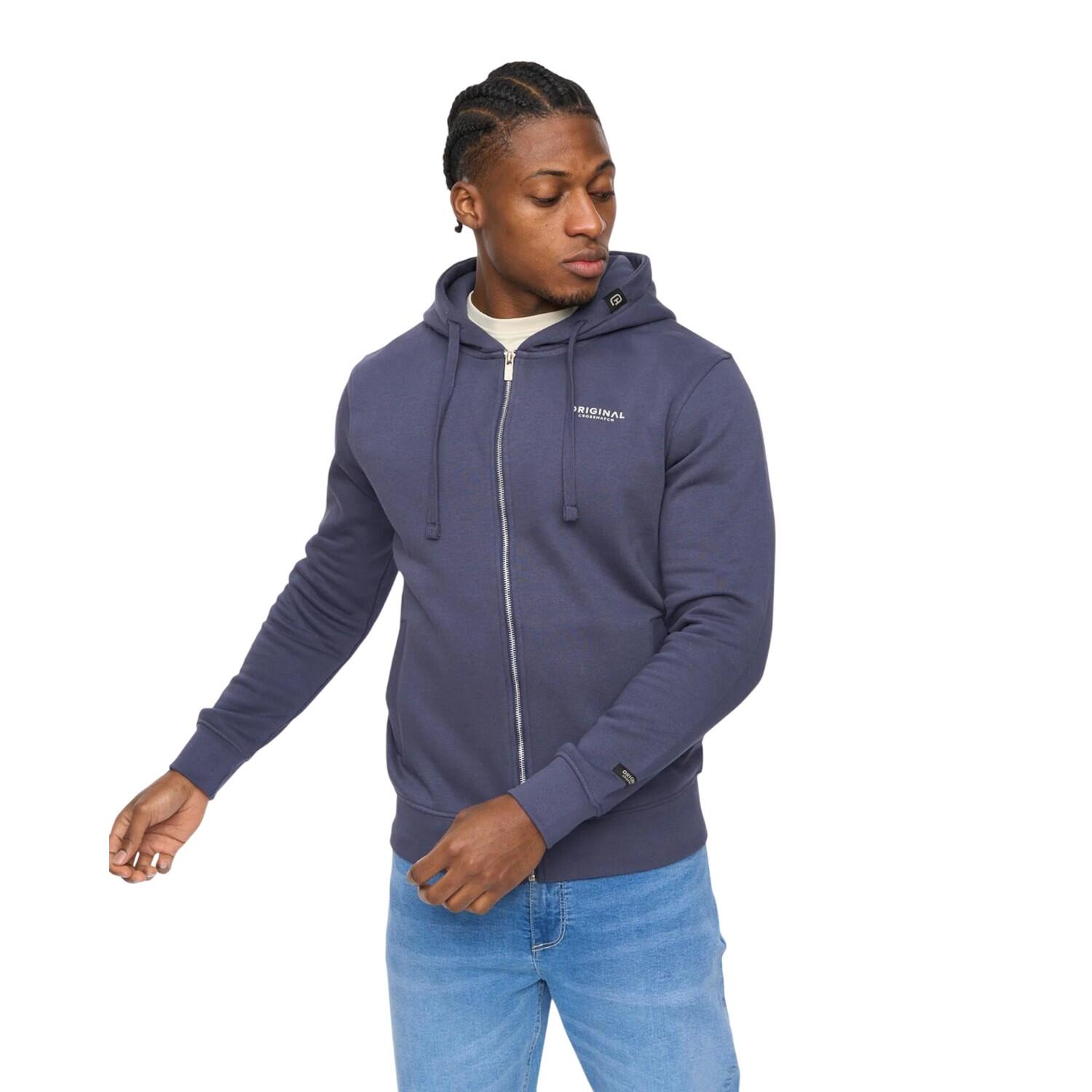 Crosshatch Mens Allmoor Thru Full Zip Hoodie