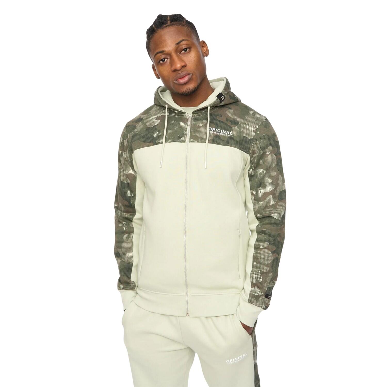 Crosshatch Mens Branton Full Zip Hoodie