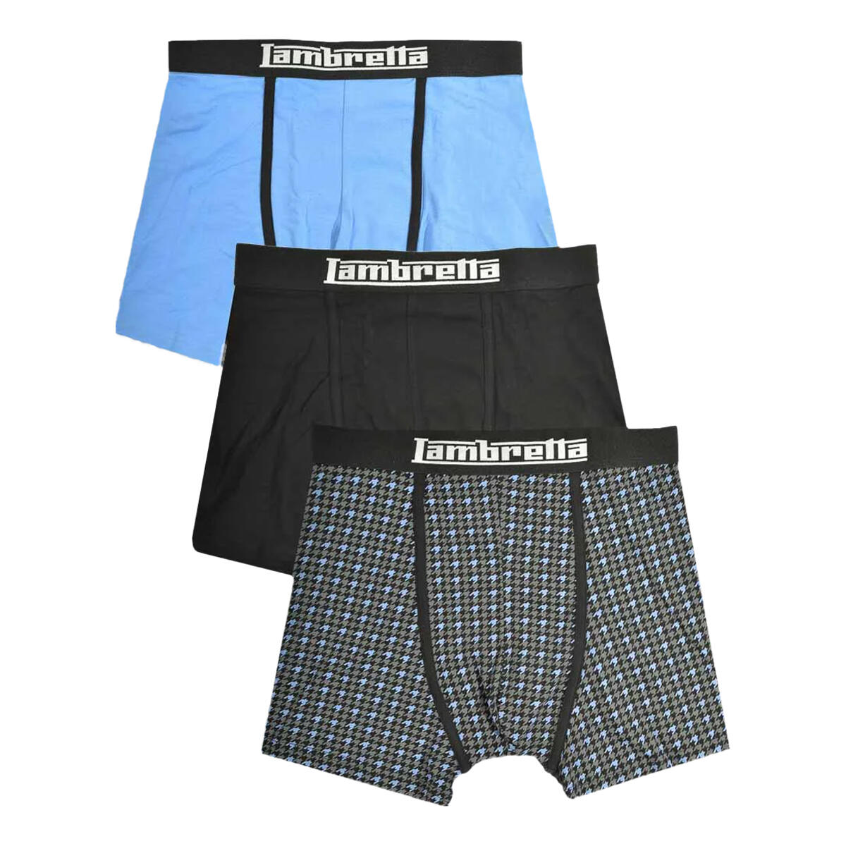 Lambretta Mens Boxer Shorts (Pack of 3)