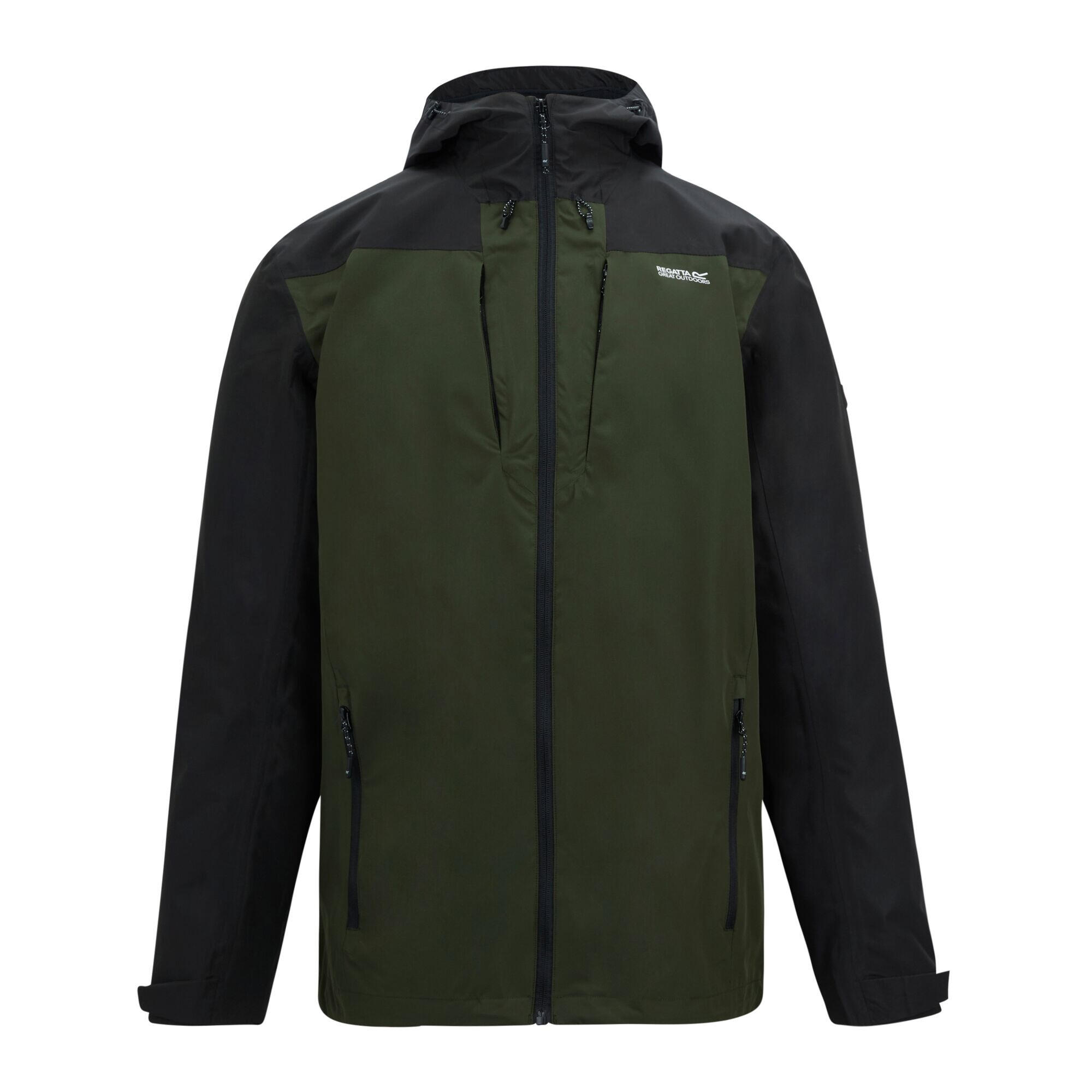 Regatta Mens Calderdale Colour Block Waterproof Jacket