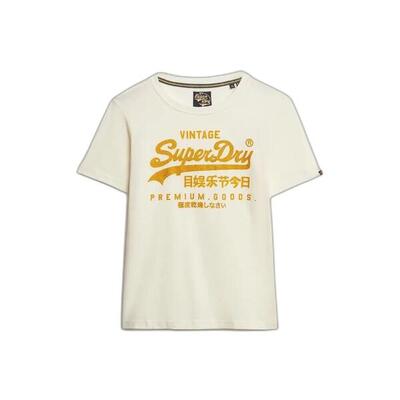 T-shirt met fantasielogo voor vrouwen superdry vintage