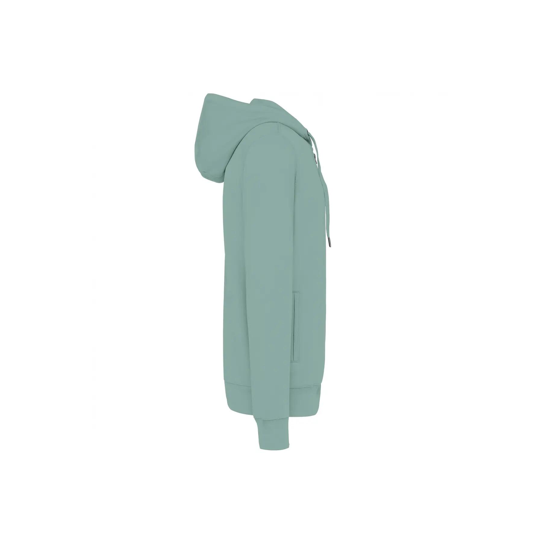 Sweatshirt à capuche écoresponsable zippé Kariban French Terry 3/3