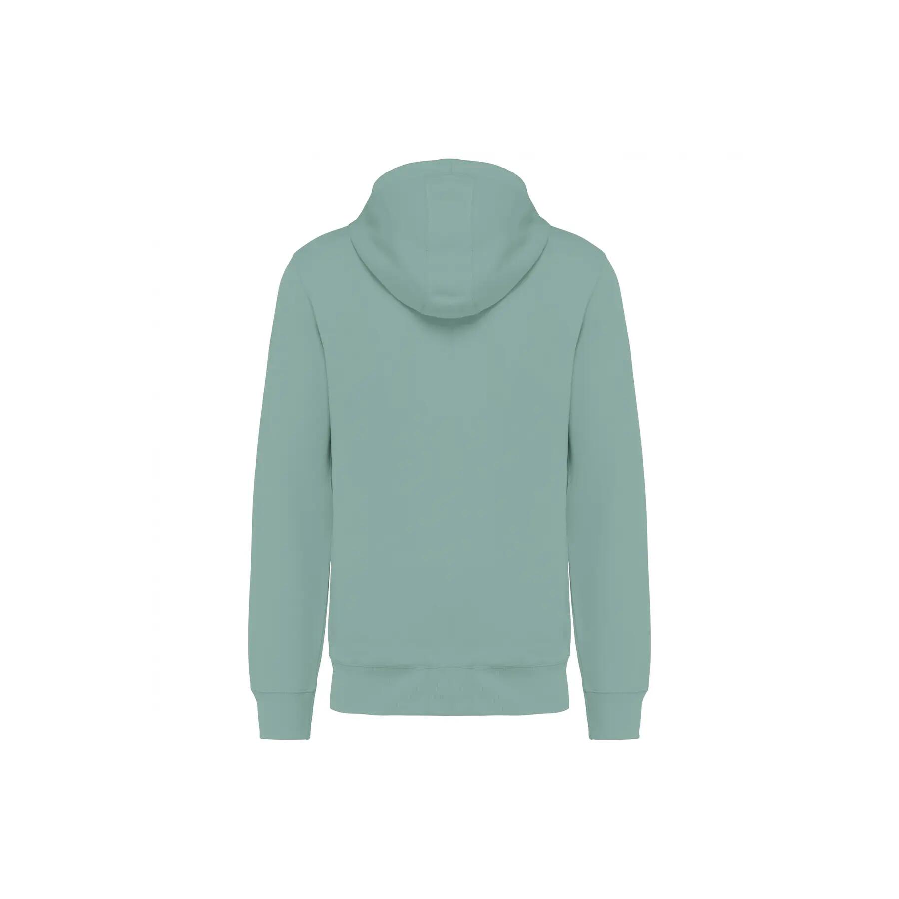 Sweatshirt à capuche écoresponsable zippé Kariban French Terry 2/3