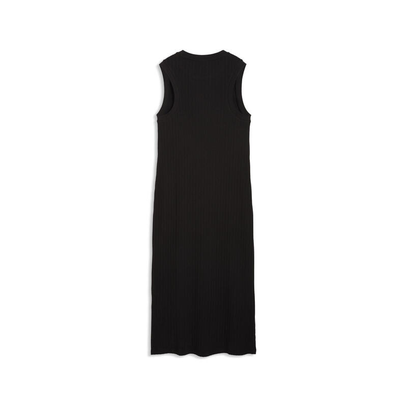 Rochie femei fără mâneci croială lejeră Her Relaxed, negru PUMA