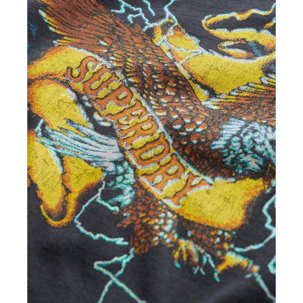 T-shirt décontracté à motif femme Superdry Biker Rock 6/6