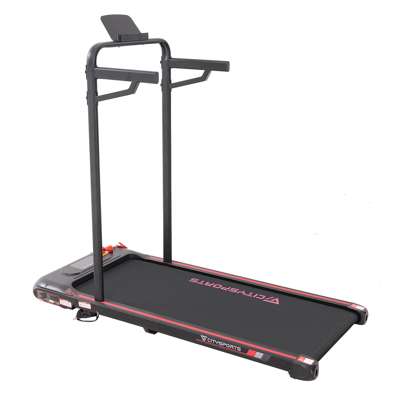 CITYSPORTS Sklon běžeckého pásu až 13,01 %. WP8S-440W-6 km/h-Odnímatelné loketní opěrky