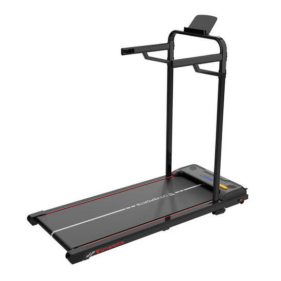 Tapis de Marche Inclinable 13.41%. 440W, 6.0km/h, Bluetooth, Accoudoirs amovible