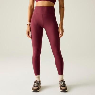Dames hustle ribbed legging (tibetaans rood)