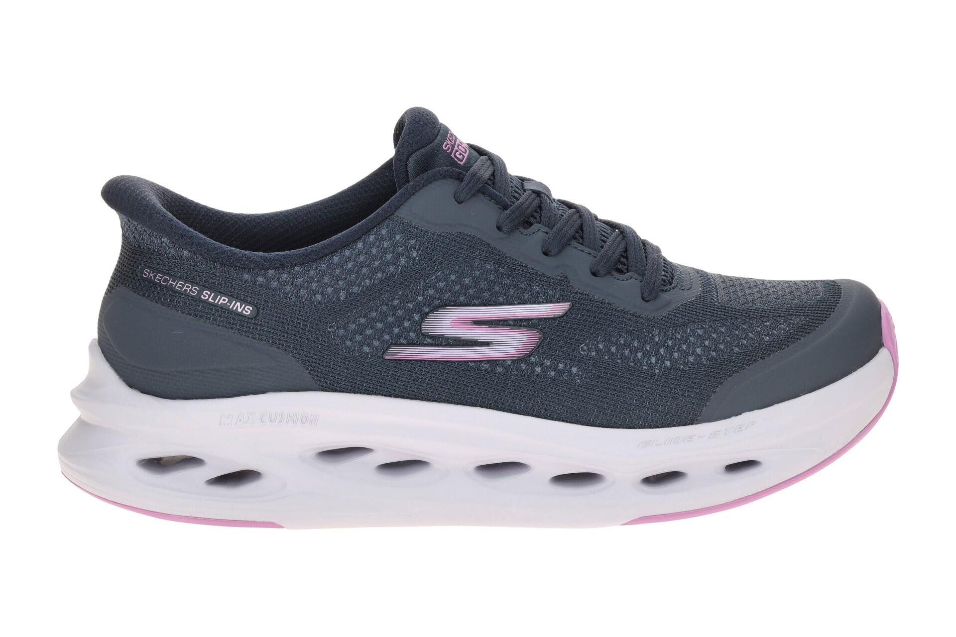 Skechers MAX CUSHIONING Schuhe blau Damen Glide-Step 129403 2/7