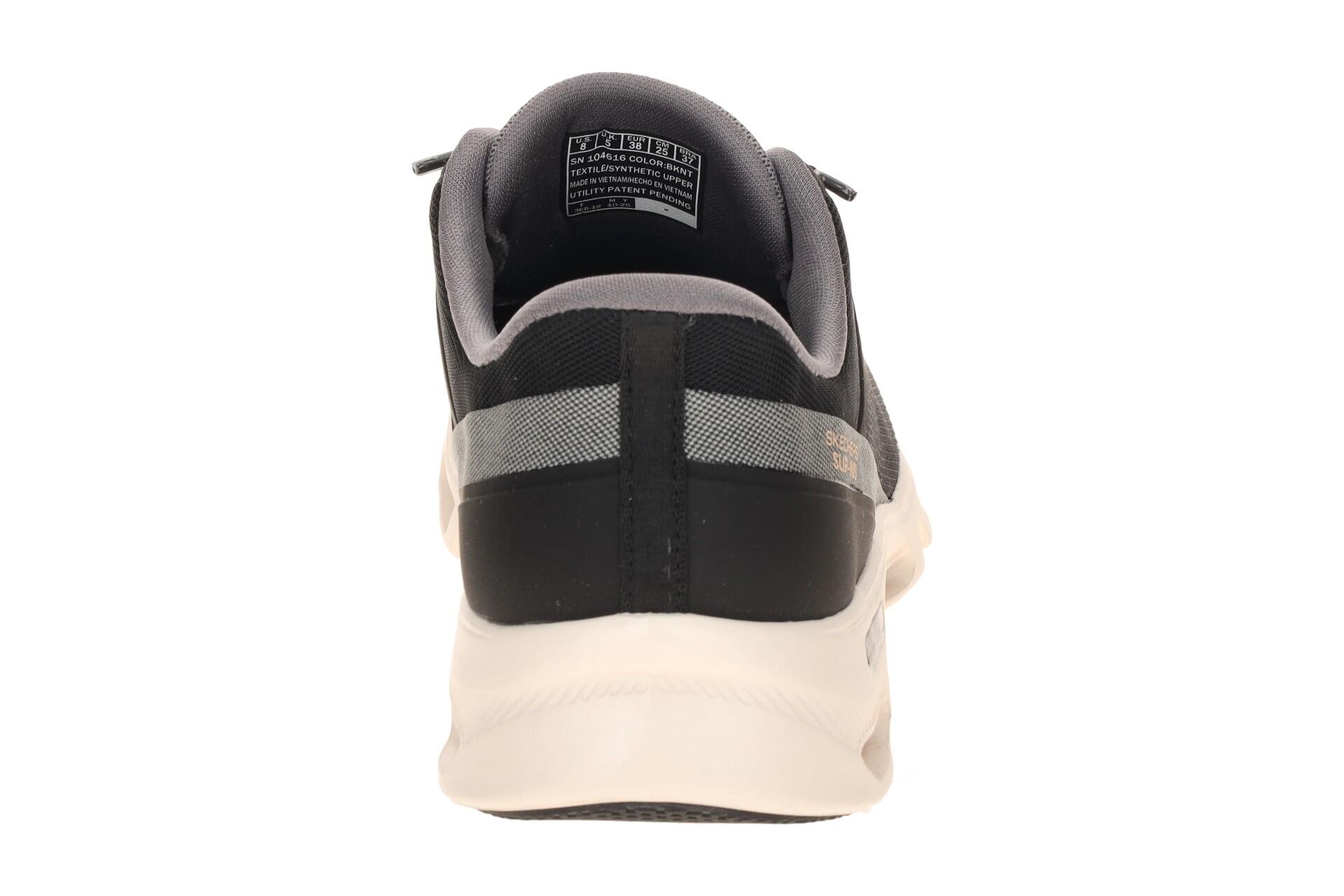 Skechers Glide Step Schuhe schwarz beige Damen SLIP INS 104616 5/7