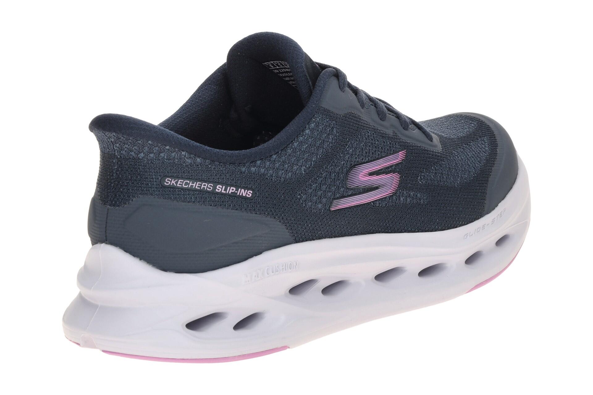 Skechers MAX CUSHIONING Schuhe blau Damen Glide-Step 129403 4/7