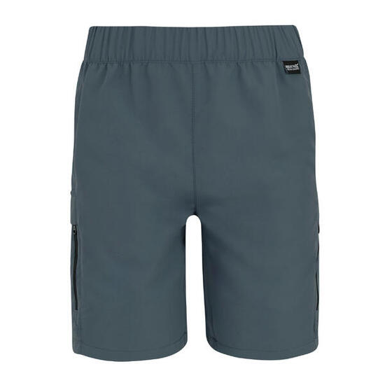 Short Uni Élastiqué SORCER Enfant (Gris Foncé)