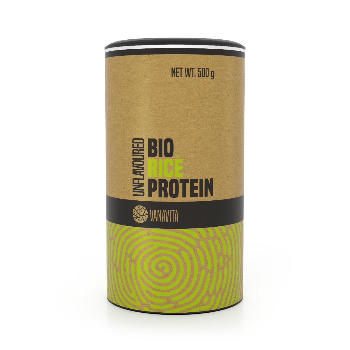 Białko ryżowe BIO proszek wegańskie 500 g