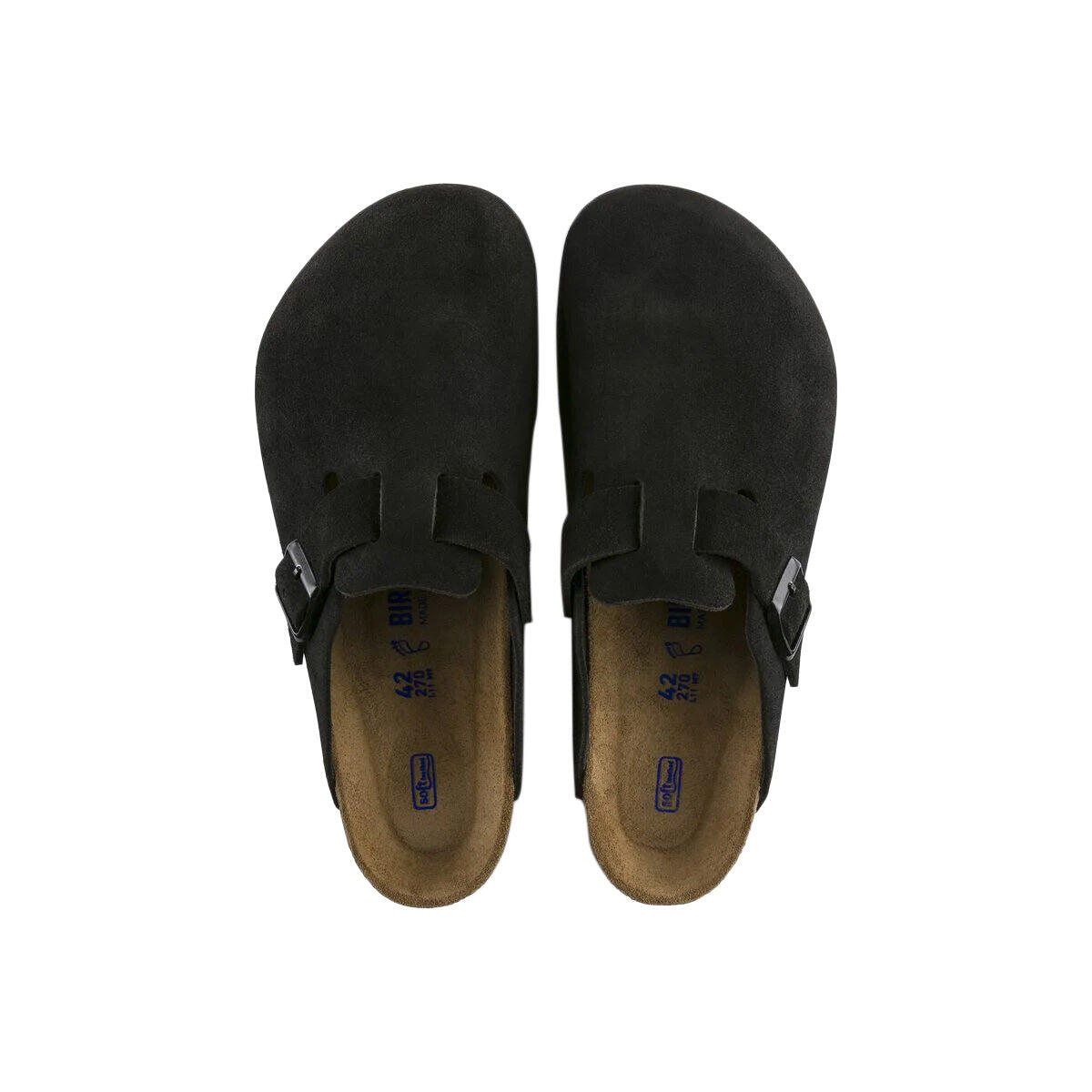 Chausson mules Birkenstock Boston Suede Birkenstock 3/5