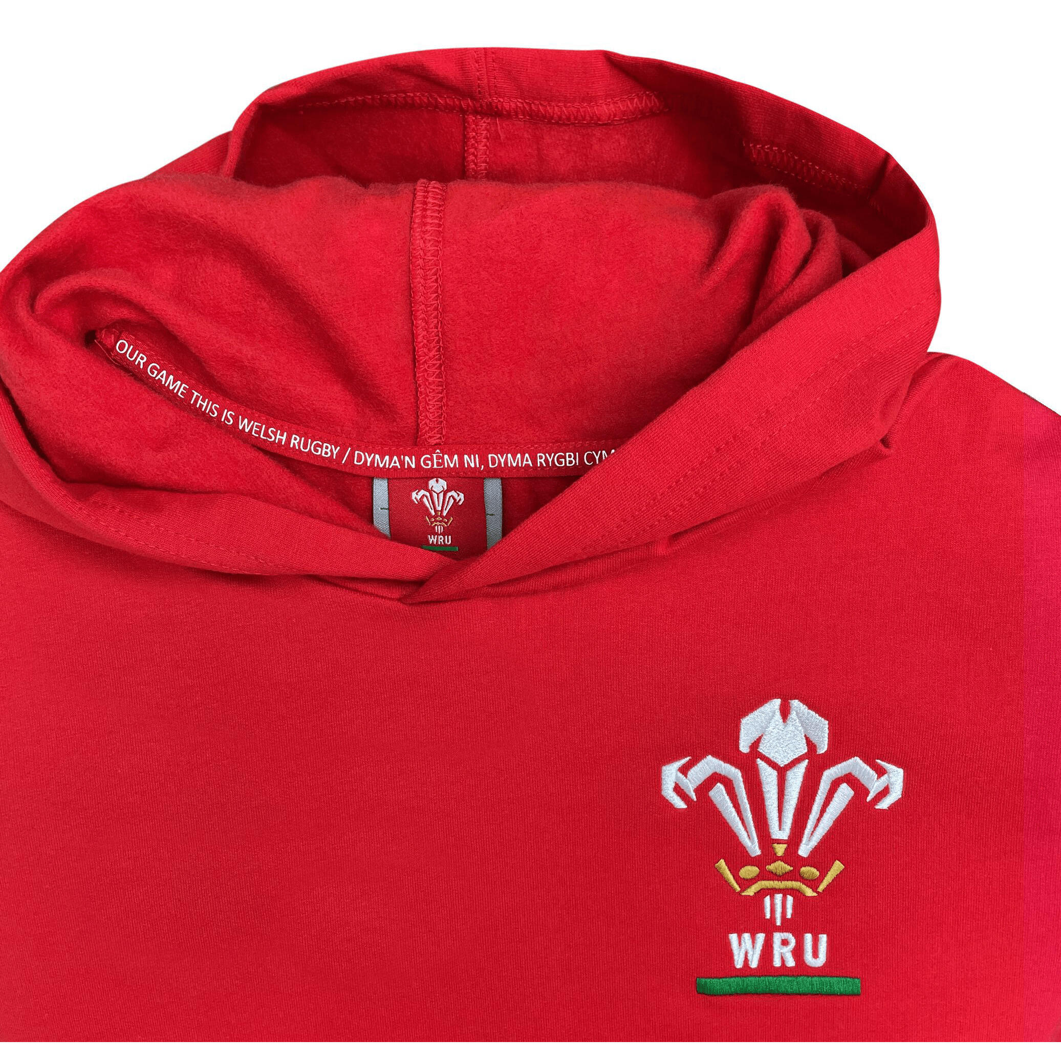 Sweatshirt à capuche Pays de Galles Rugby XV Merch CA Groc 4/4