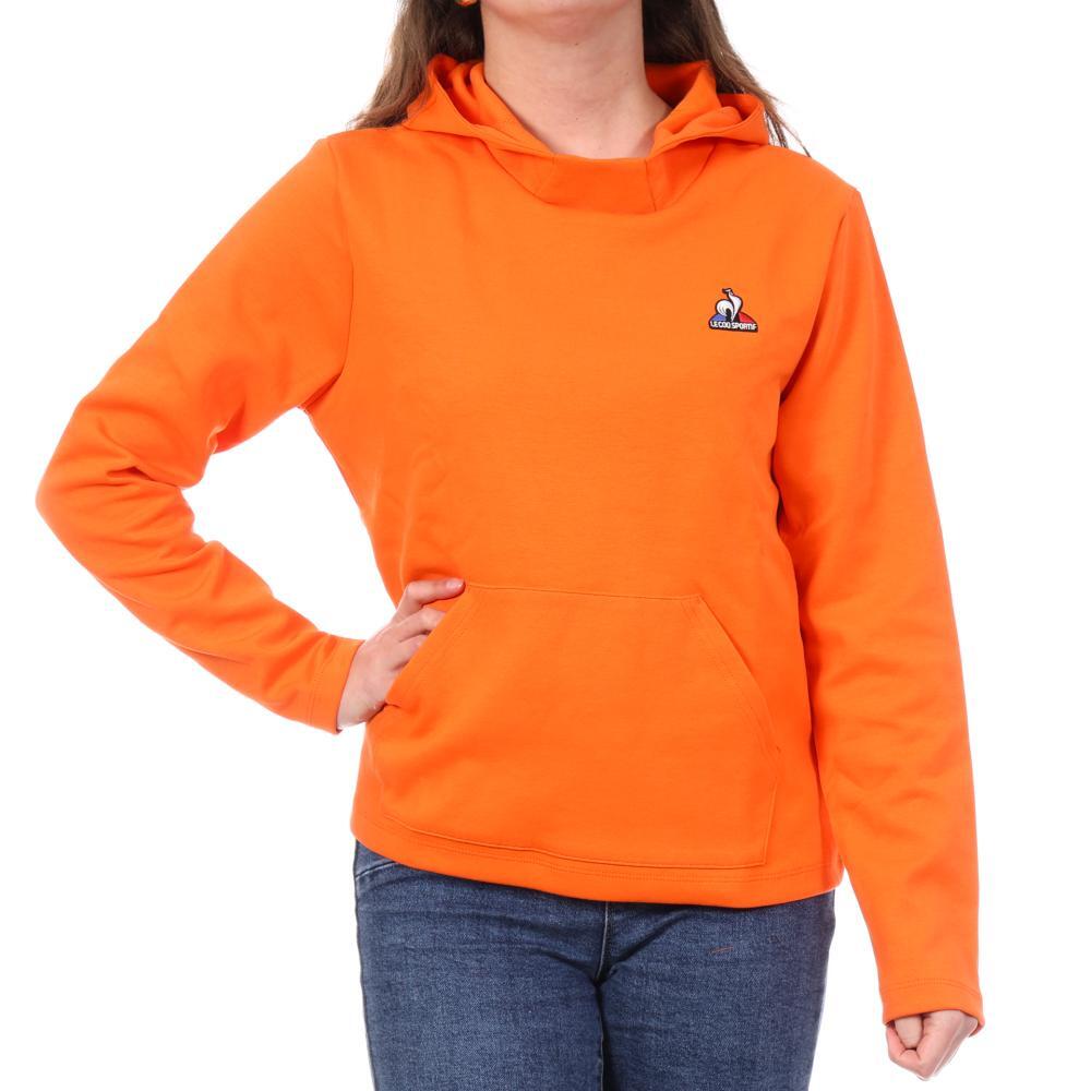 Women's Le Coq Sportif N°9 Orange Hoodie