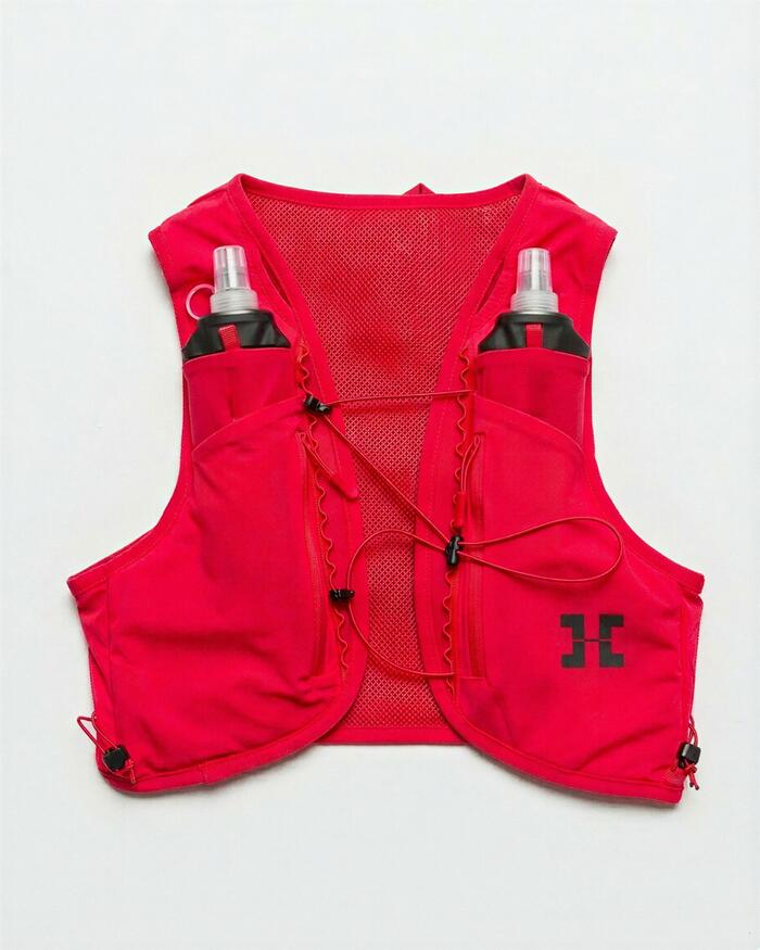Gilet De Course Hydratation,Gilet Respirant pour Running avec Bretelles Réglables - Poche à Eau Antidérapante Compartiment Téléphone Femmes Randonnée Vélo Camping