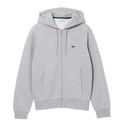 Geborduurde logo hoodie heren (grijs)