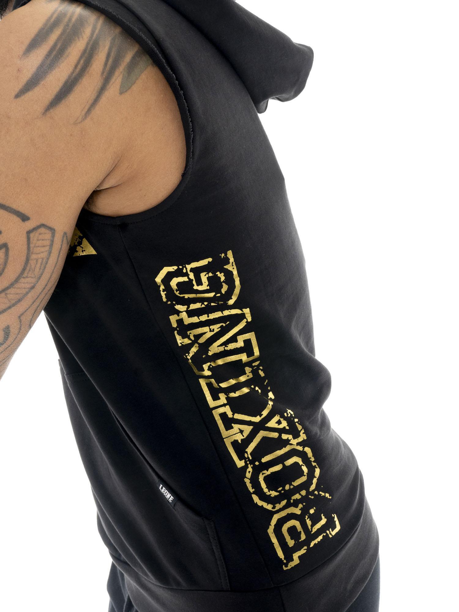 Sudadera sin mangas hombre Leone 1947 Apparel Boxing Legend capucha 3/5