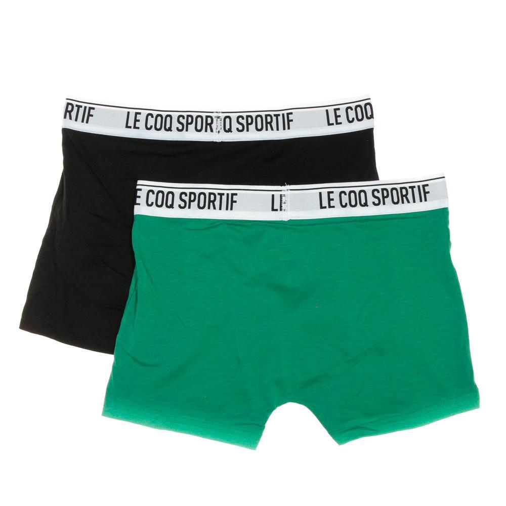 x2 Boxers Vert/Noir Homme Le Coq Sportif Camuset sport 2/2