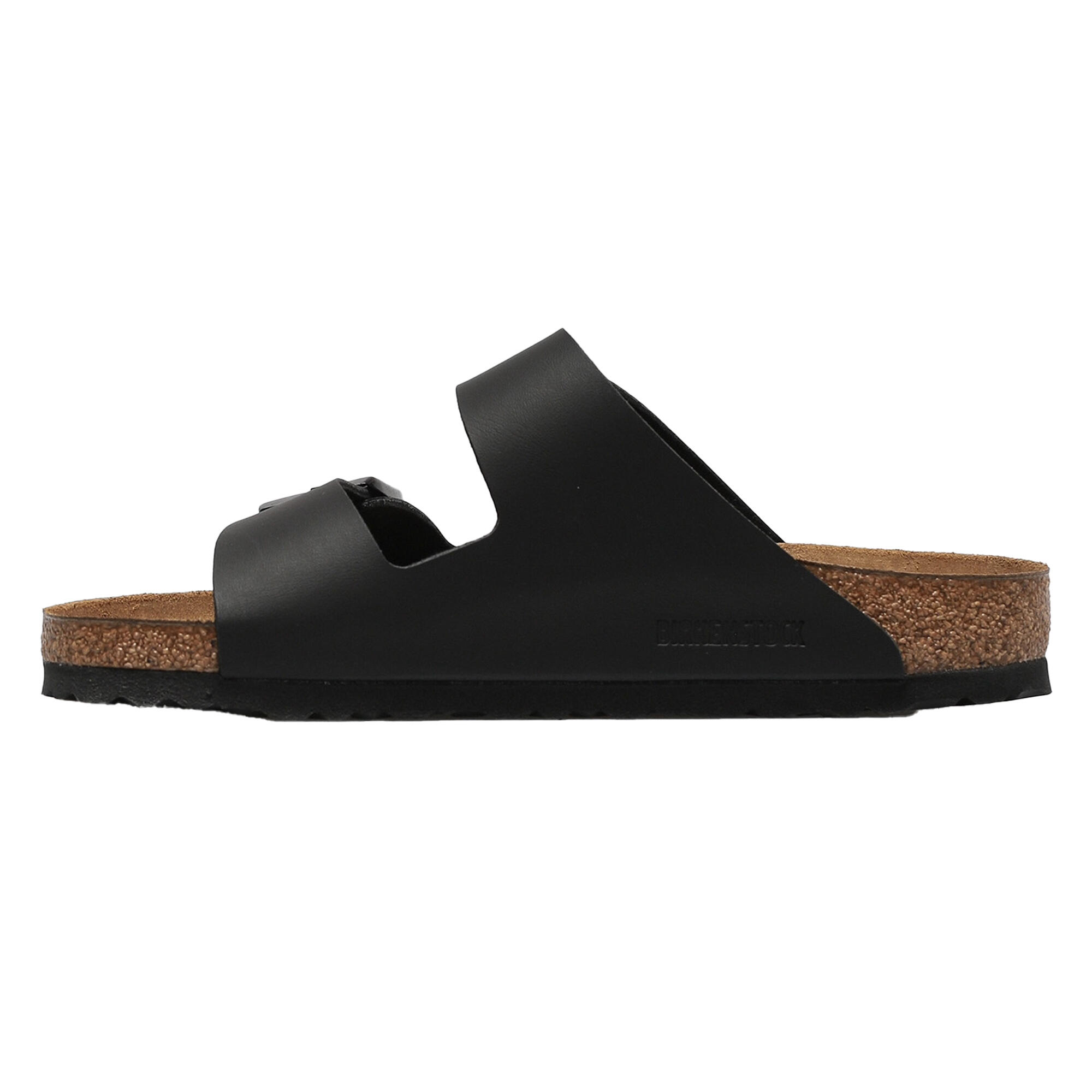 Volwassen unisex Arizona lederen sandalen (Zwart) 3/5