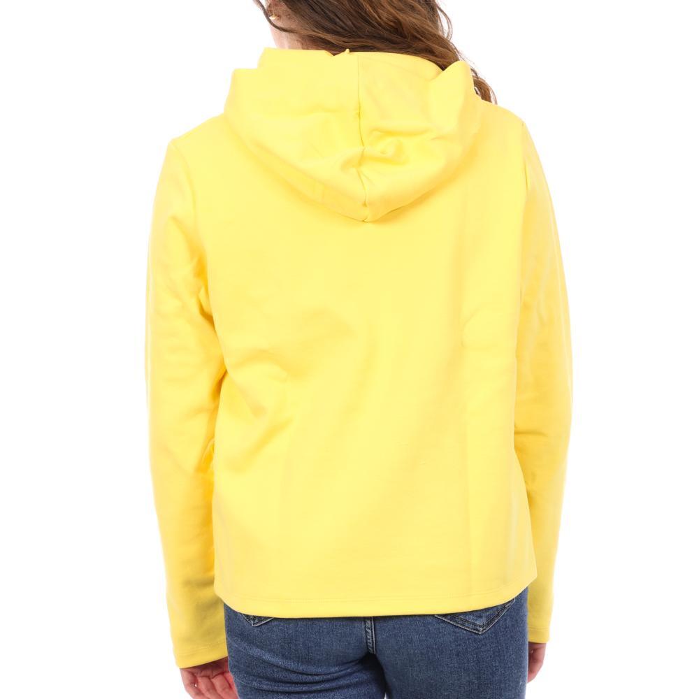 Sweat à Capuche Jaune Femme Le Coq Sportif Hoody N°9 2/3