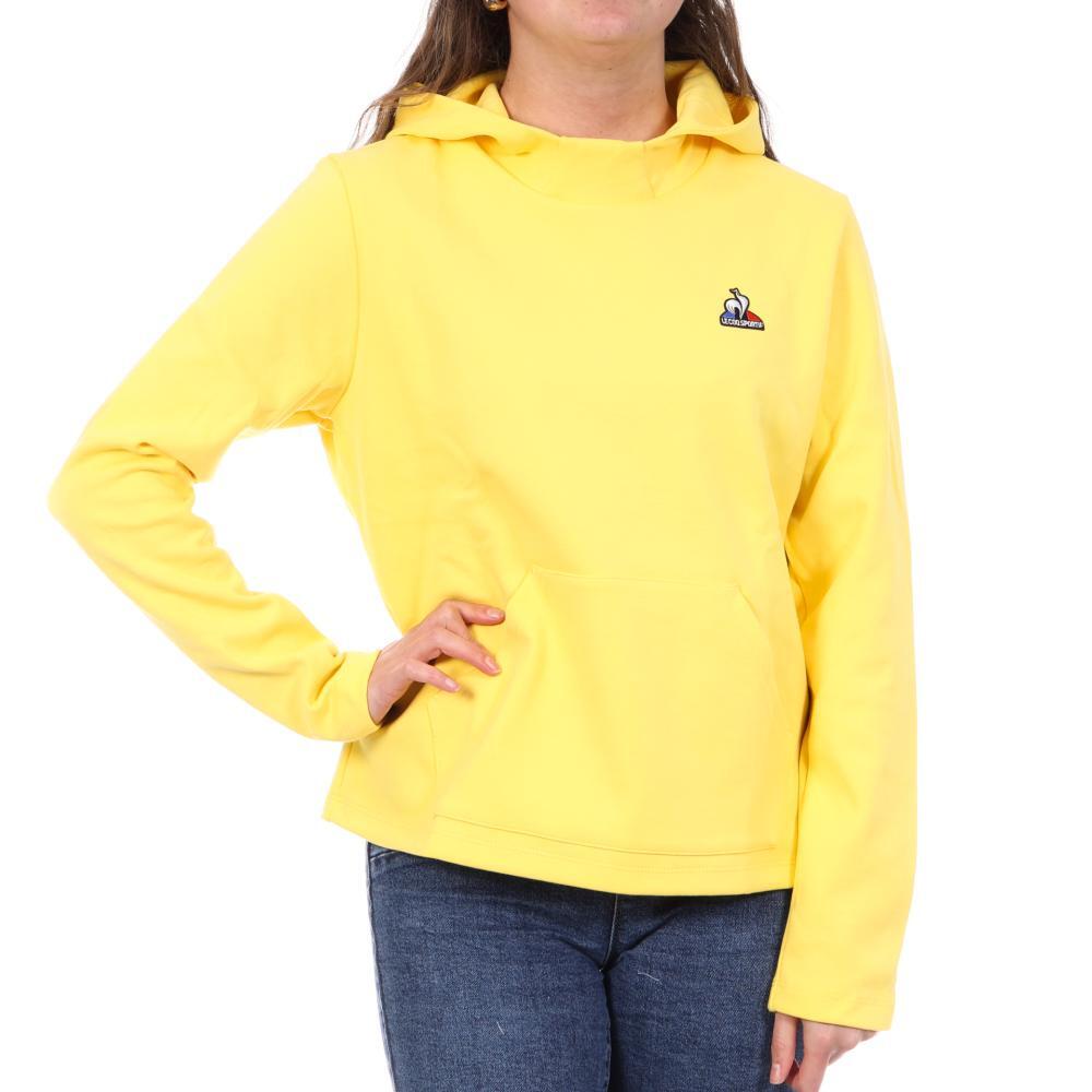Le Coq Sportif Women's Yellow Hoody N°9