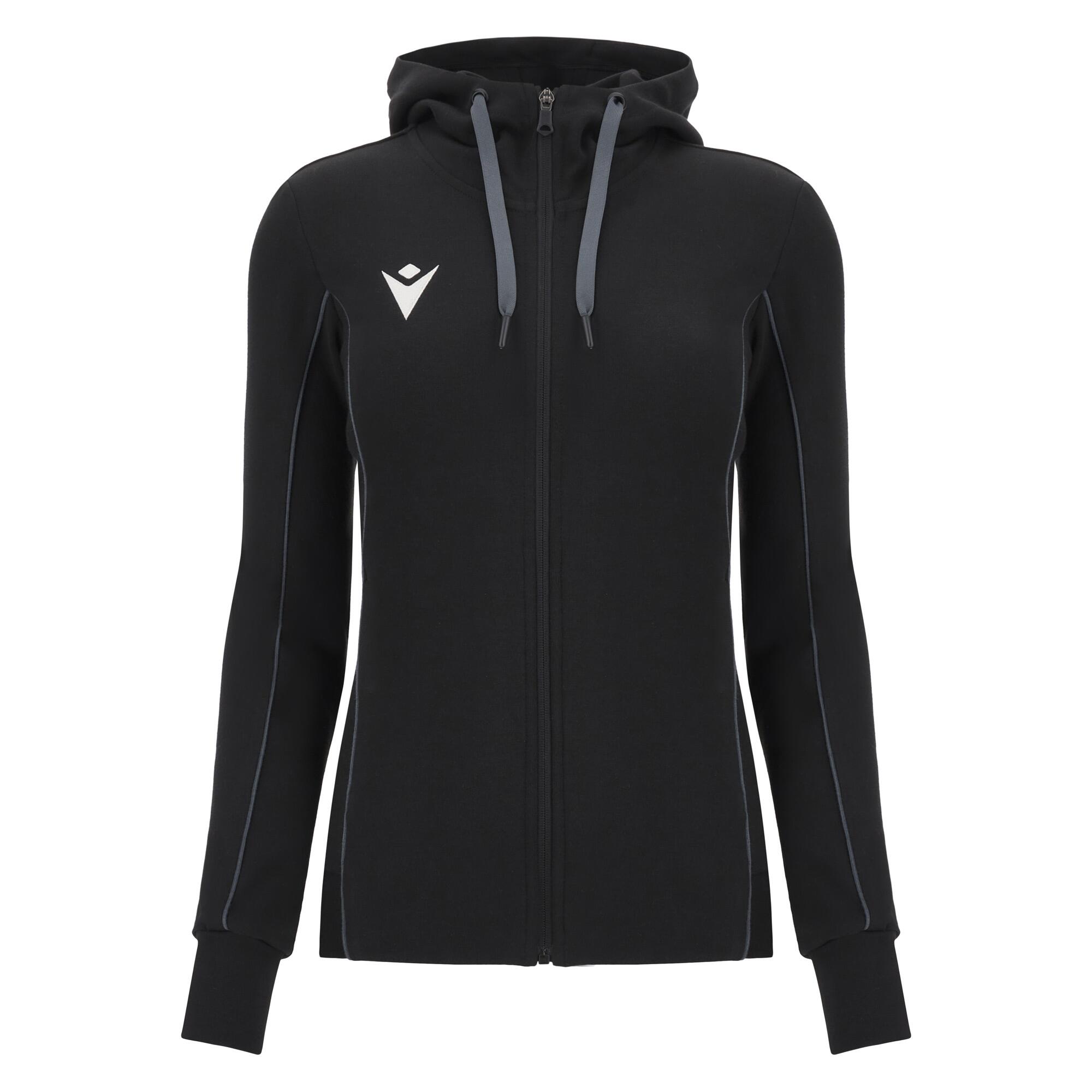 Damska bluza z kapturem full zip Macron Bass ECO 4/5