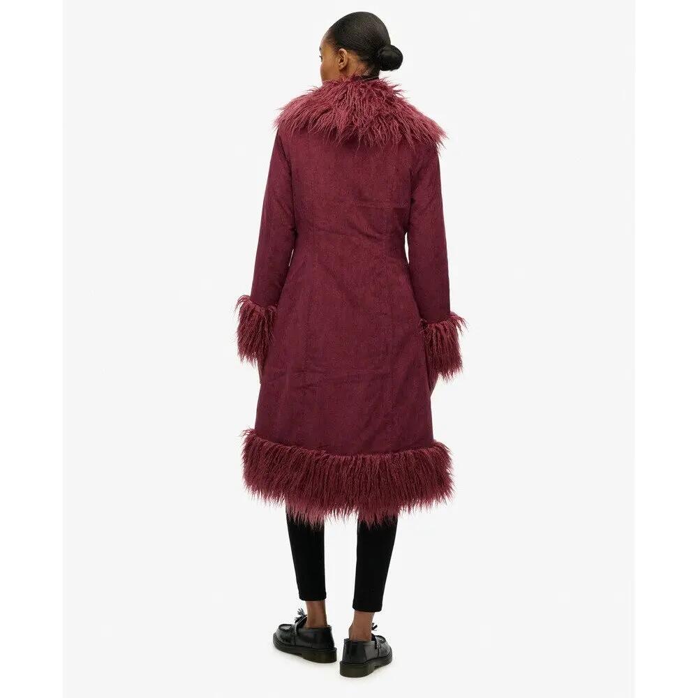 Langer Mantel für Damen Superdry Afghan 5/6