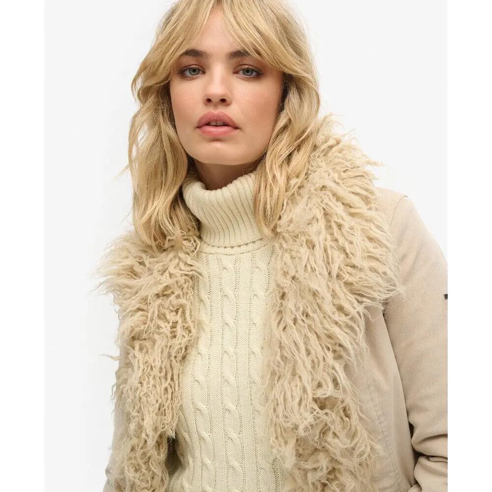 Manteau afghan long avec doublure en fausse fourrure femme Superdry 6/7