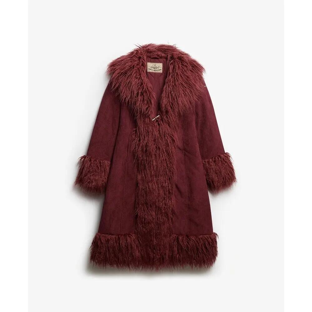 Langer Mantel für Damen Superdry Afghan 1/6