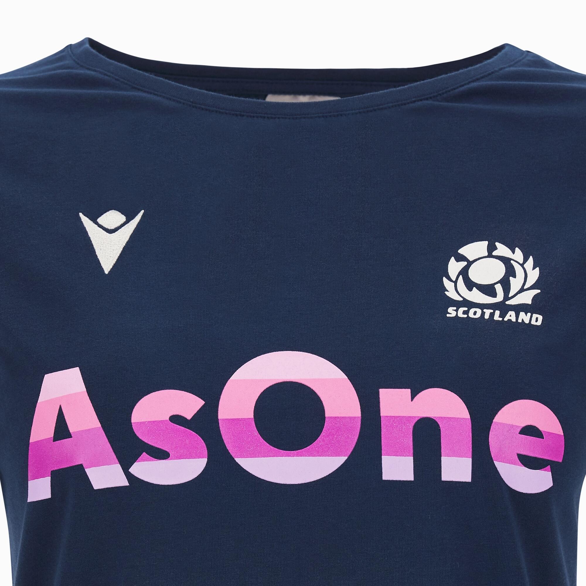 Katoenen dames-T-shirt Écosse Murrayfield Op2 2023 3/4