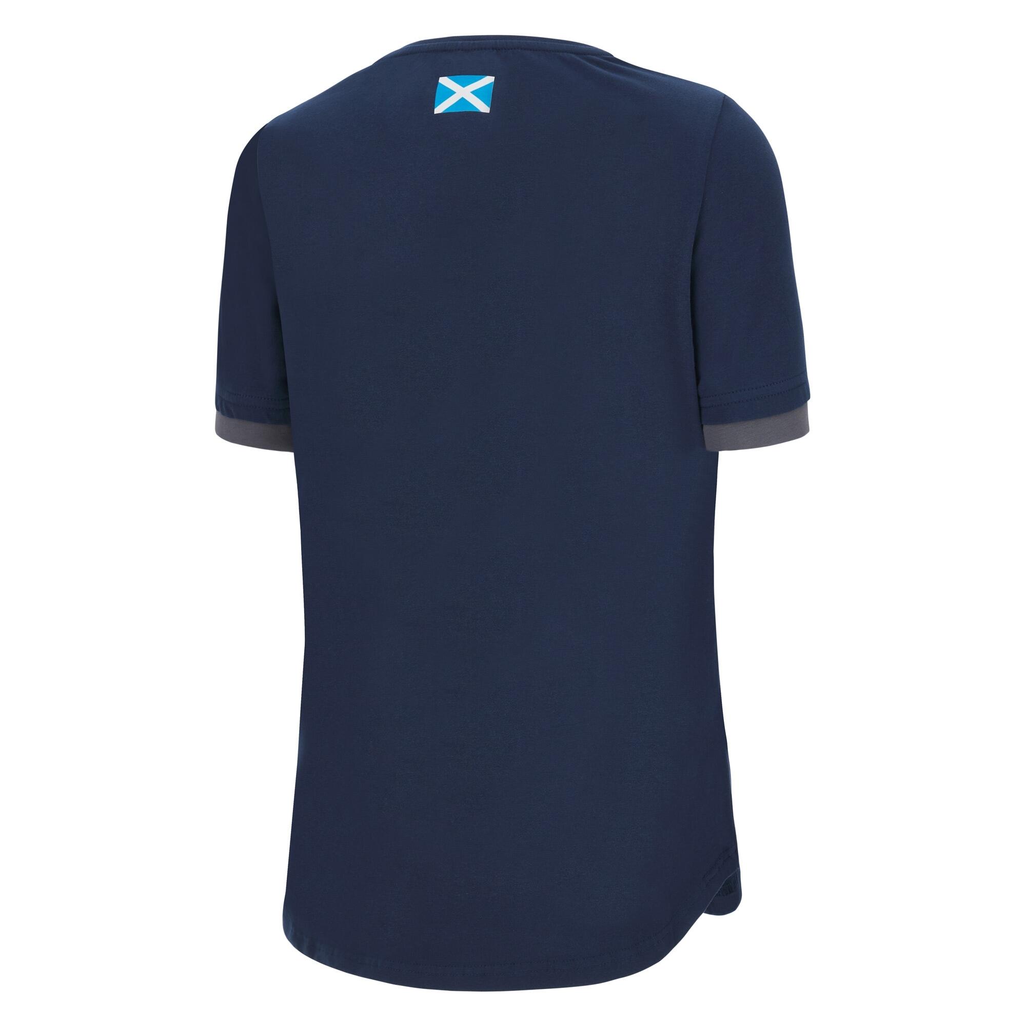 Katoenen dames-T-shirt Écosse Murrayfield Op2 2023 2/4