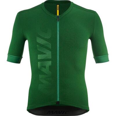 Mavic aksium herenfietsshirt met korte mouwen, groen