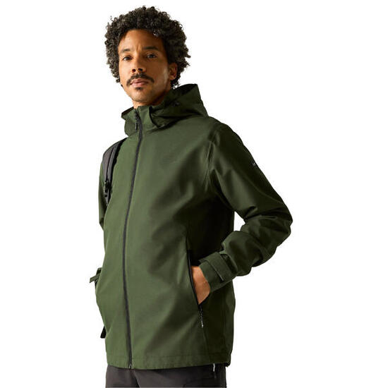 Heren Oakhowe Waterdichte Jas (Donkere Khaki)