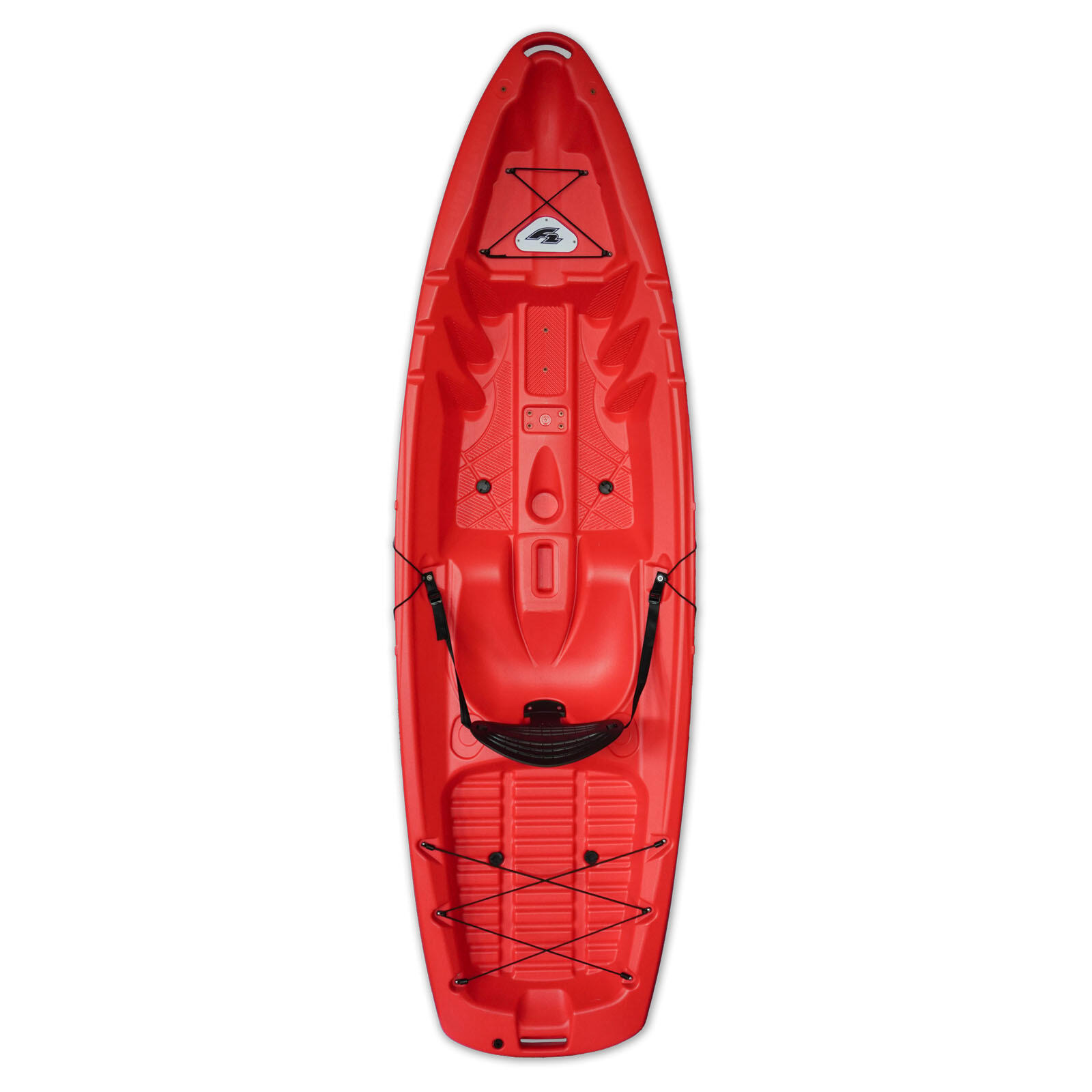 F2 Marken Kajak Axxis Leichtes Angelkajak Robuste Hartschale 254cm Rot 2025 2/7
