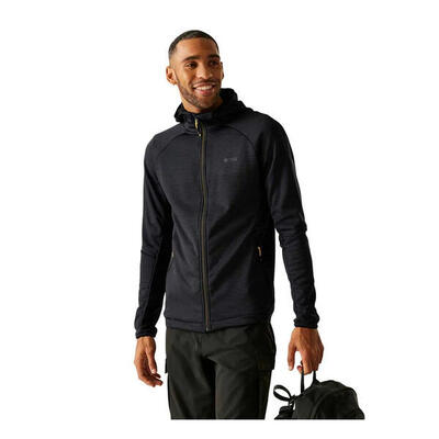 Heren everet fleece jas (olijfnacht)