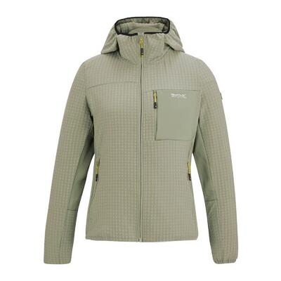 Dames kemilia fleecejack (lila poeder)