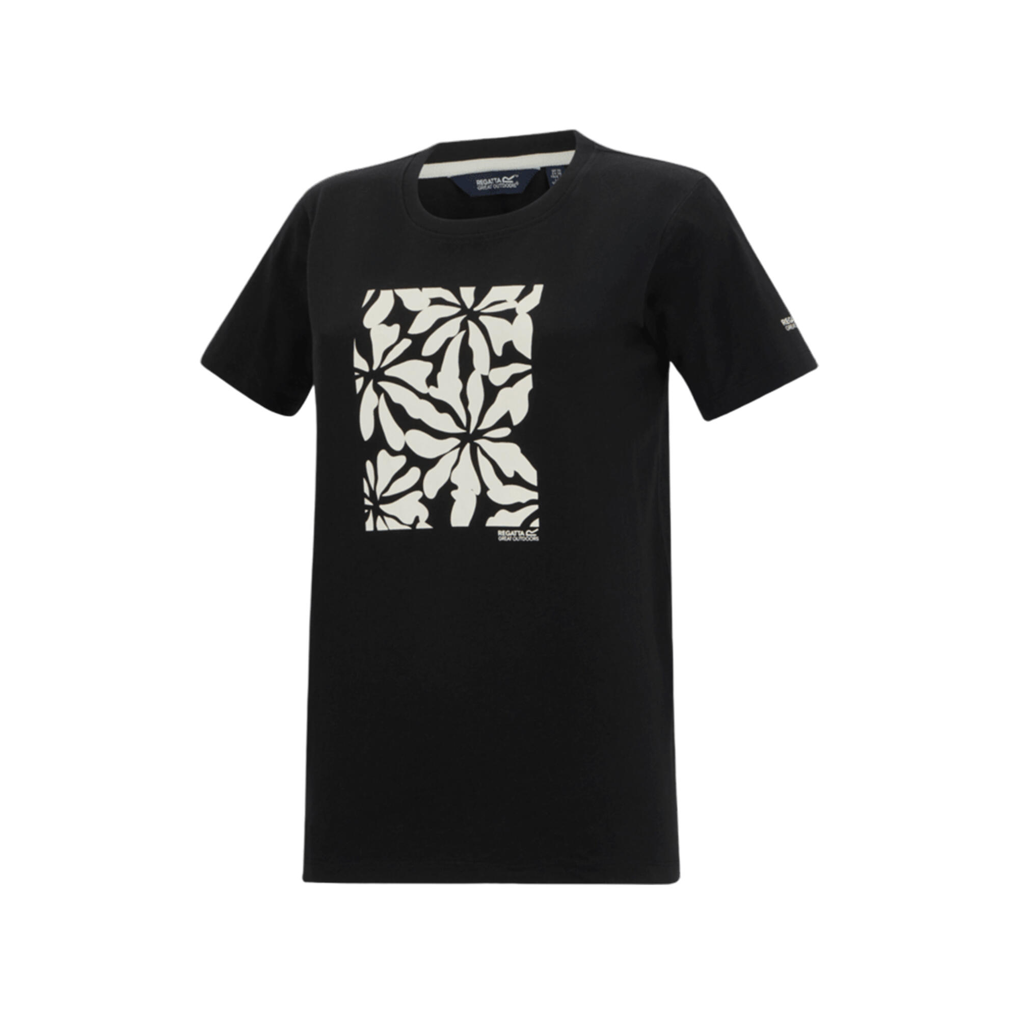 Tshirt Motif/style Floral FILANDRA VX Femme (Noir) 3/4