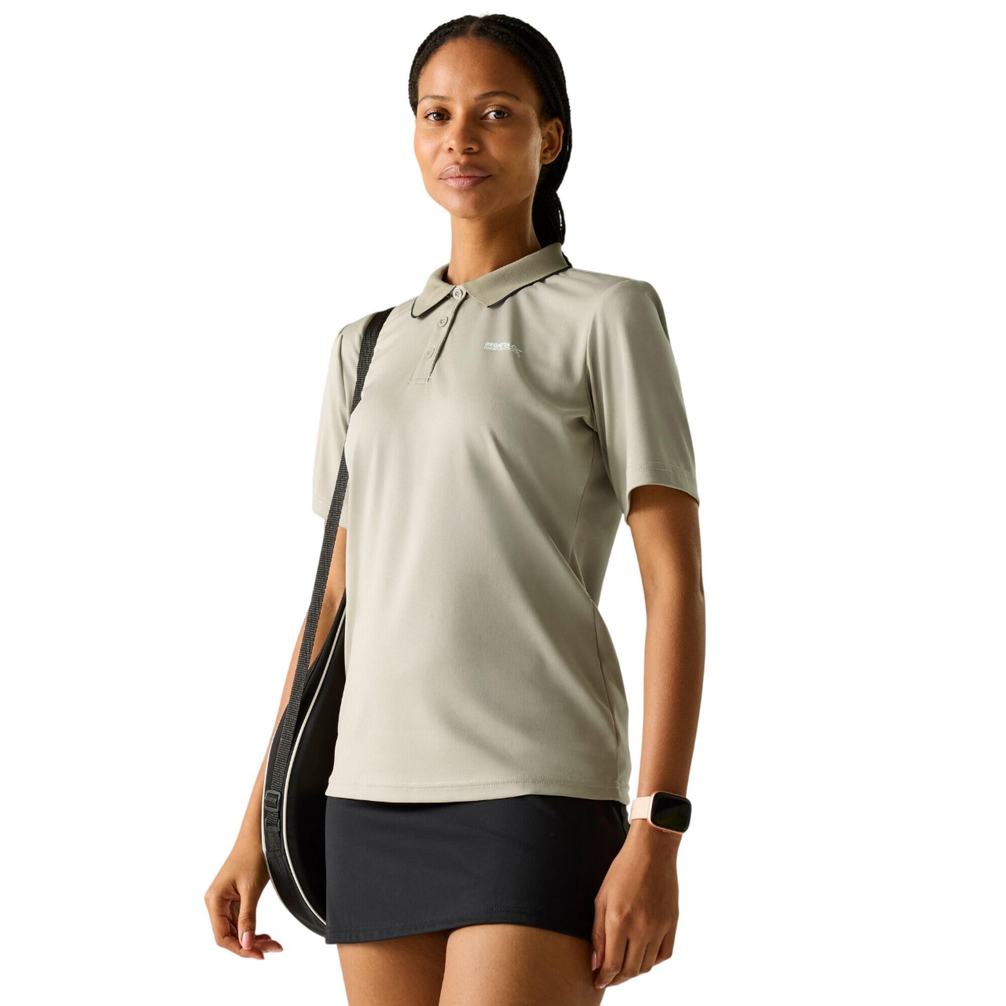 Dames Botanna Poloshirt (Perkament) 4/5