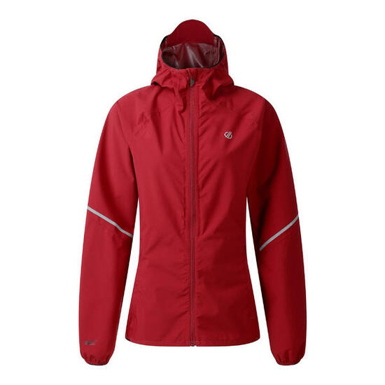 Veste Imperméable Légère À Capuche Femme (Rouge)