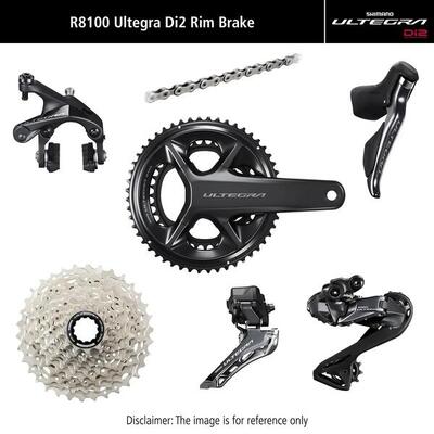 Volledige fietsgroep shimano ultegra di2 r8100 172 mm, 11-34t