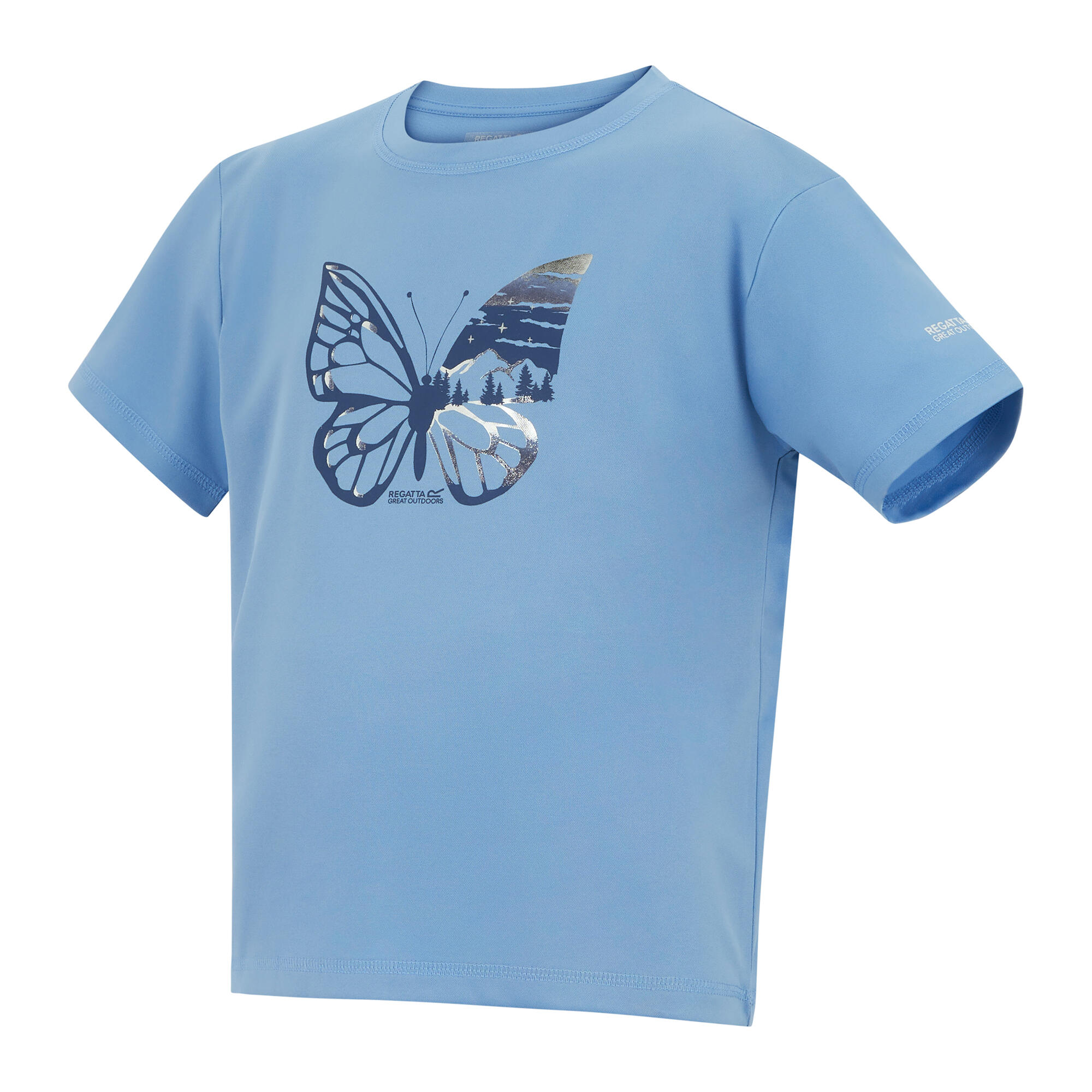 Aria Maglietta Farfalla Bambini Regatta Blue Jeans 3/5