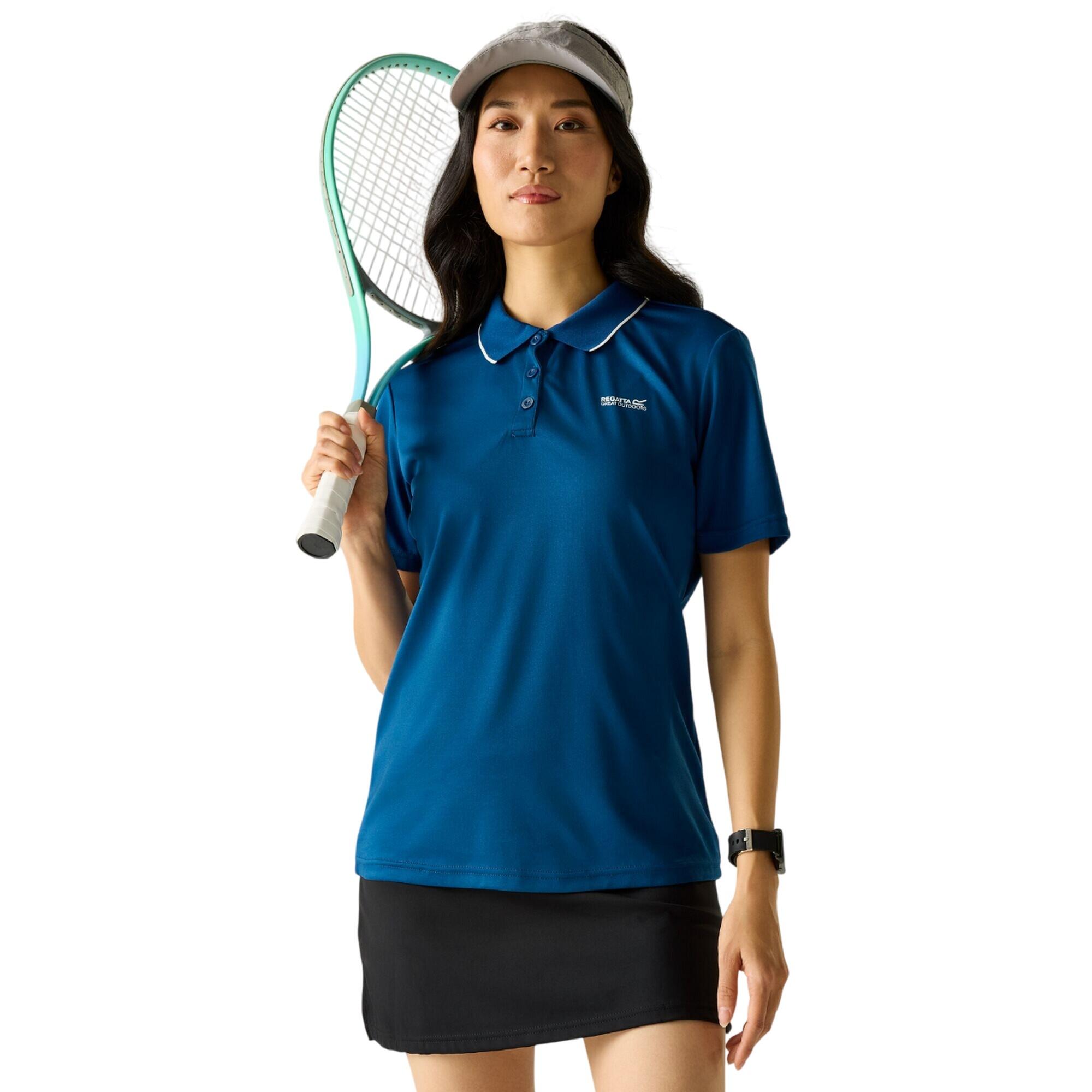 Dames Botanna Poloshirt (Aviator Blauw) 4/5