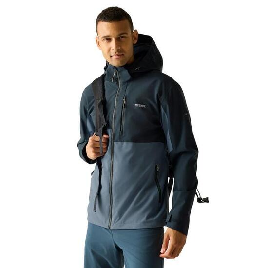 Veste Imperméable Bicolore BOSFIELD Homme (Bleu De Gris / Bleu Nuit)