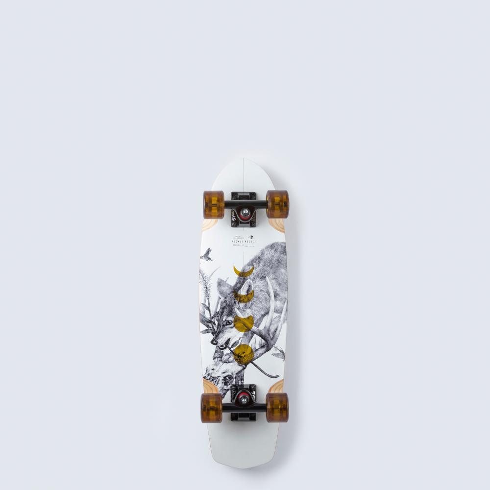 Arbor Pocket Rocket Bamboo 'Zoe Keller' 27" Weiss Cruiserboard 4/6