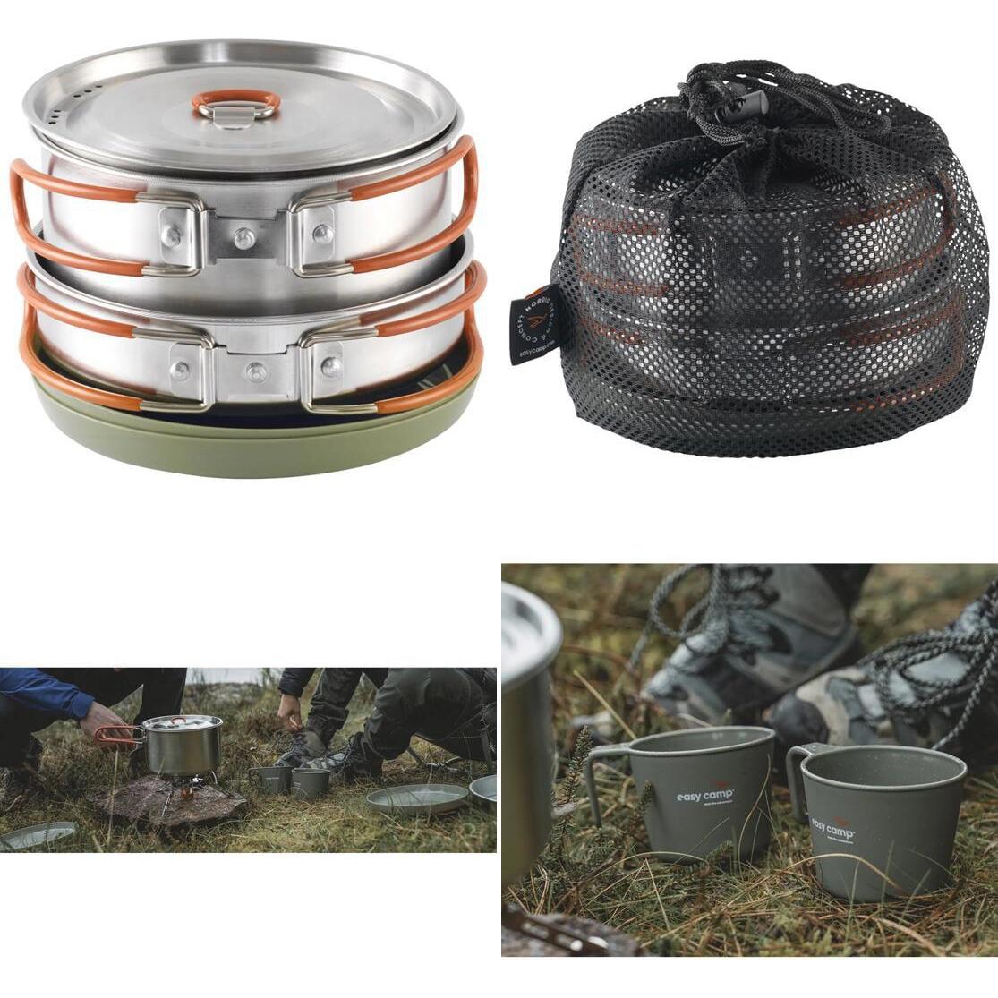 Set di cucina Easy Camp Moss 2 Acciaio inossidabile 3/6