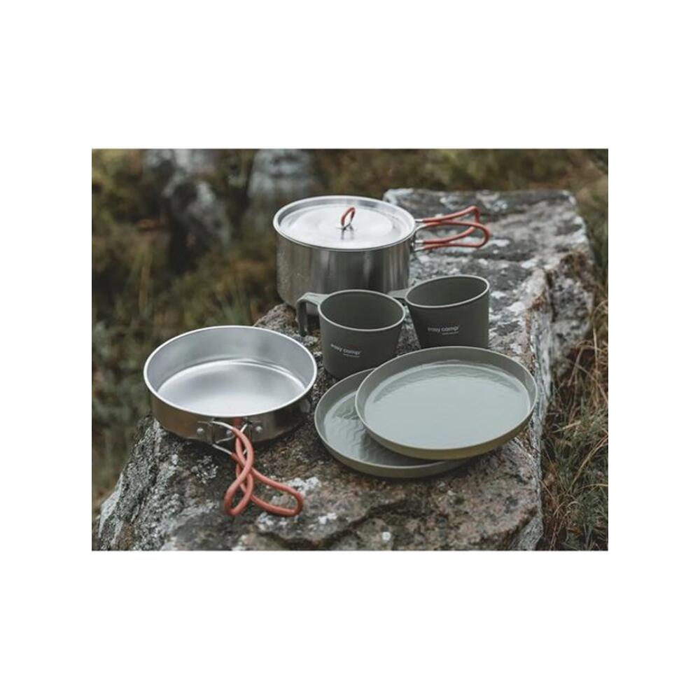 Set di cucina Easy Camp Moss 2 Acciaio inossidabile 5/6