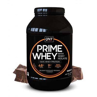 Prime whey 100% pure protein – belgische chocolade brownie – 2 kg