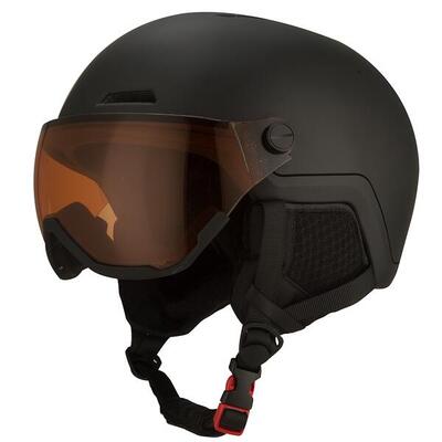 Go-off xtreme skihelm met 2 vizieren (blauw-groen en groen-goud) maat l